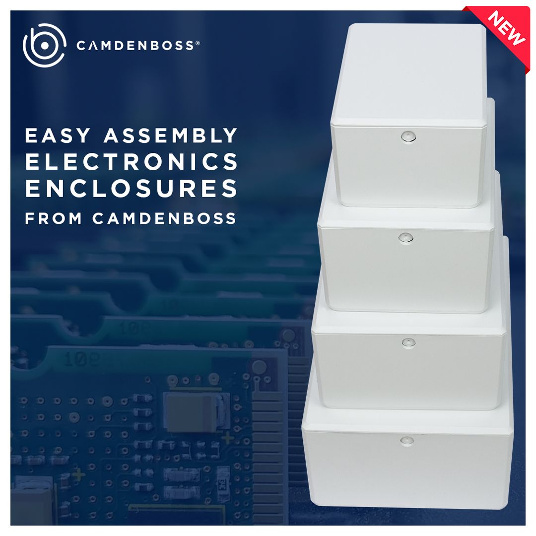 CamdenBoss launches the Easy Assembly Electronics Enclosure - more than just a standard box!